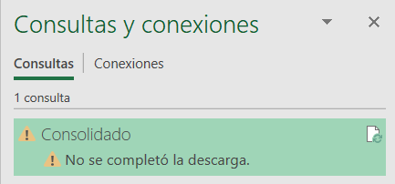 Error en un paso de Power Query